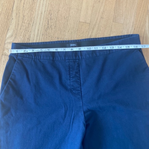 Theory Blue Cropped Pixie Pant Size 12 - Picture 2 of 3